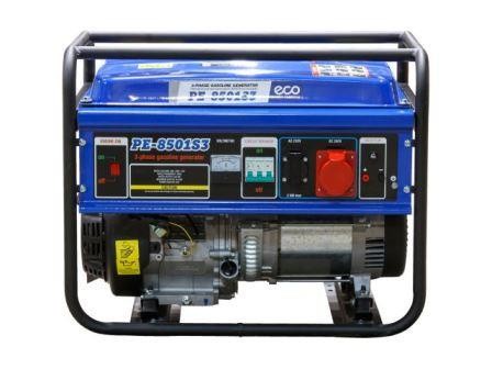 Бензиновый Генератор ECO PE-8501S3 (6,5/2,1кВт)
